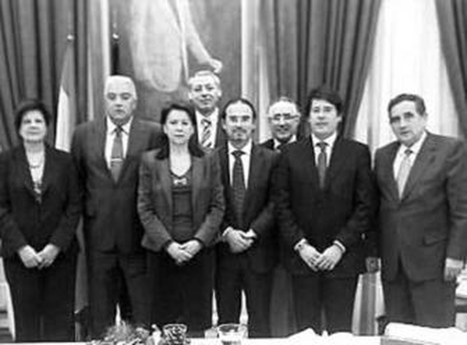 La delegación granadina fue recibida en el Ministerio de Fomento.
