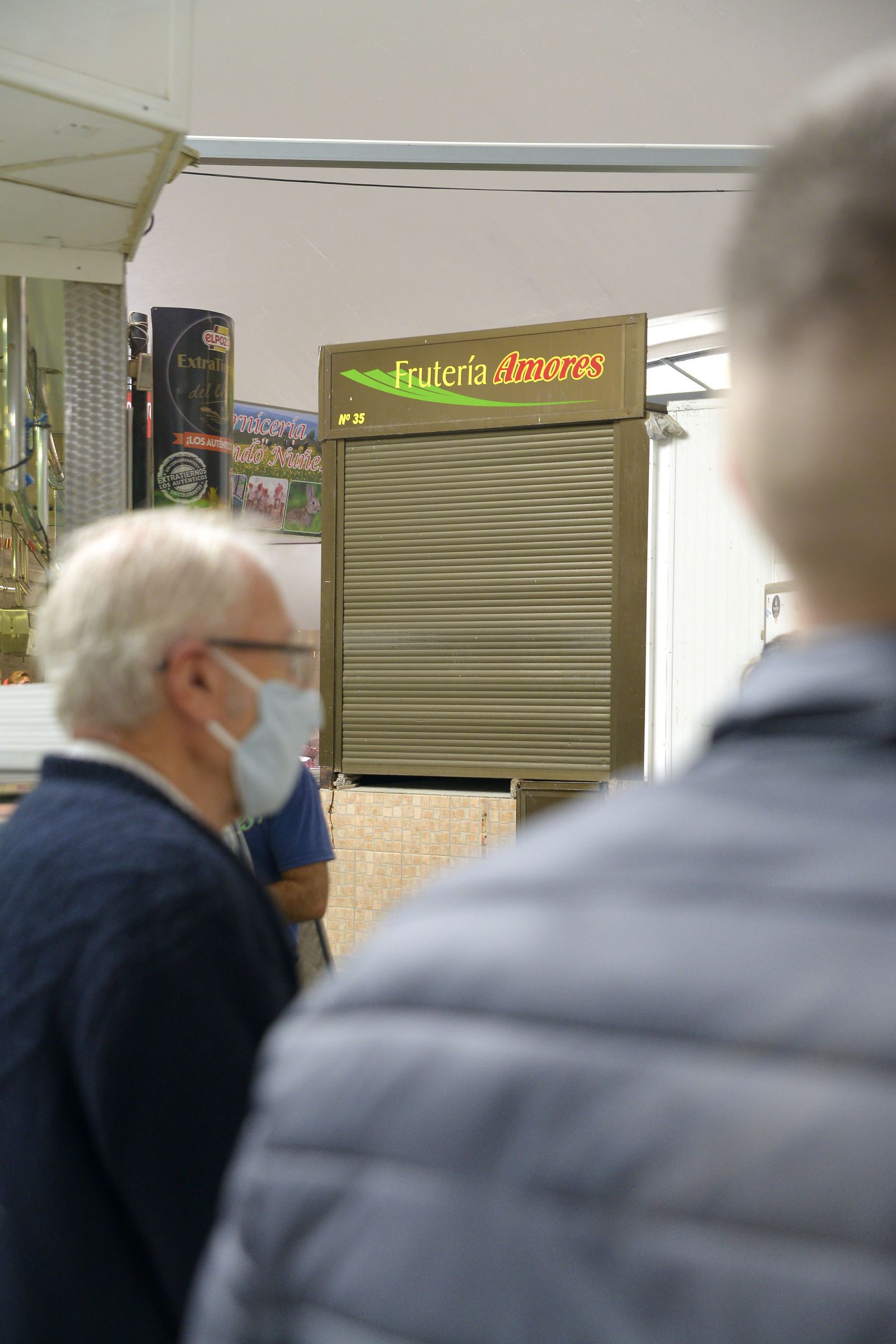 Fotos de los mercados de la comarca en cuarentena