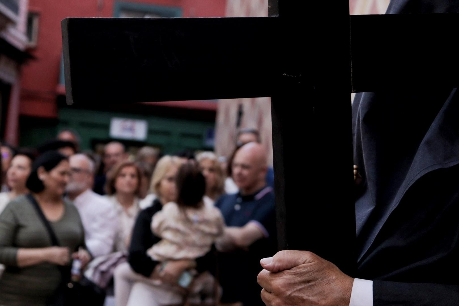 Dolores de San Juan en el Viernes Santo en Málaga, en imágenes