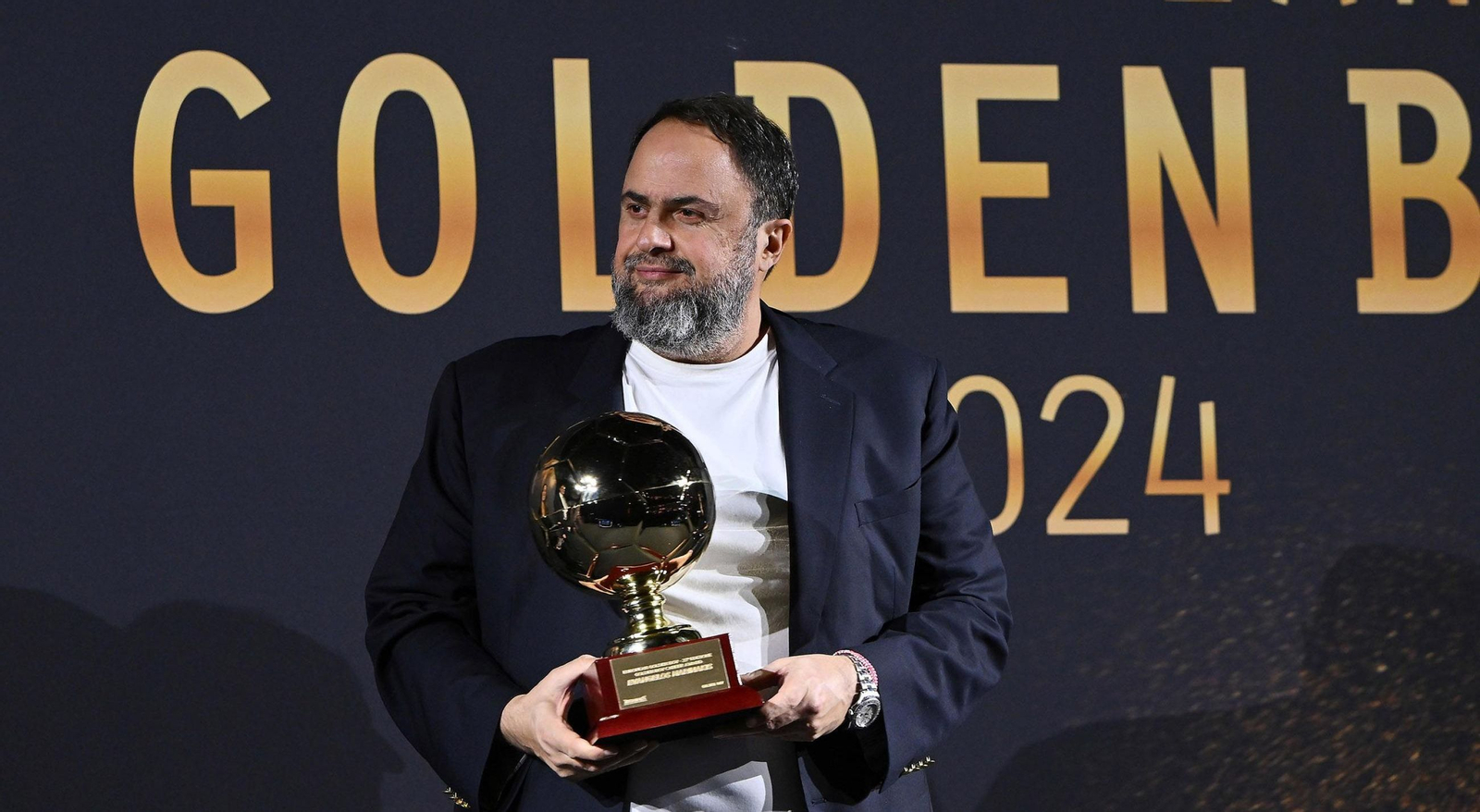Evangelos Marinakis, en la gala del ‘Golden Boy’ en 2024.