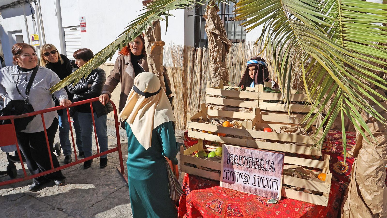 Imágenes del Belén Viviente de la plaza San Lucas en Jerez
