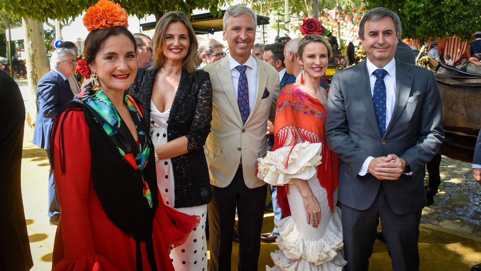 Rafaela Osuna, Raquel Pombo, Germán del Real, Vanessa Romero y Rafael Sánchez Durán.