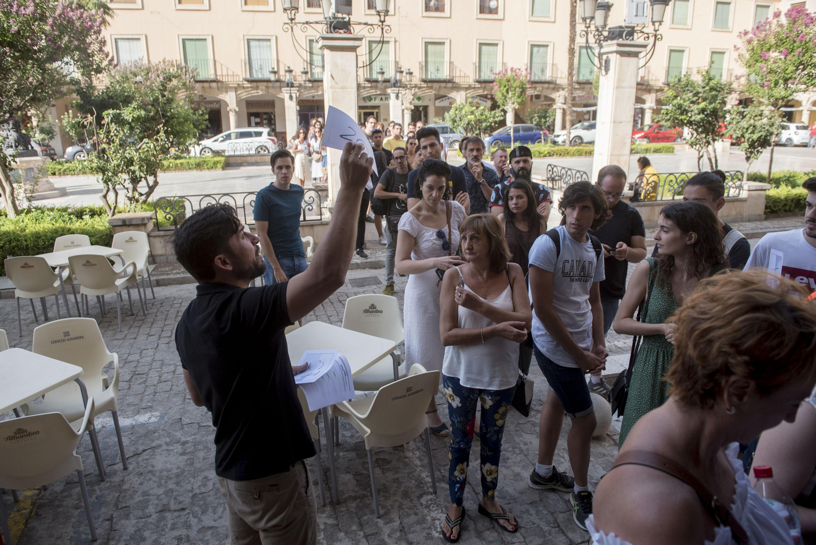 Imágenes del casting para la serie de Amazon y TVE en Guadix
