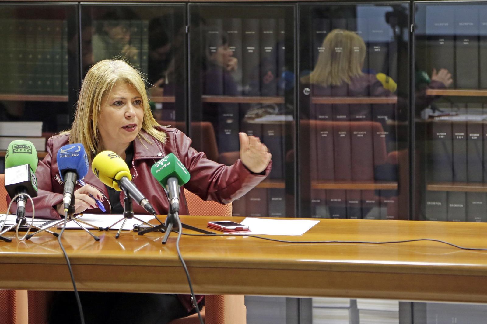 Mamen Sánchez, ayer.