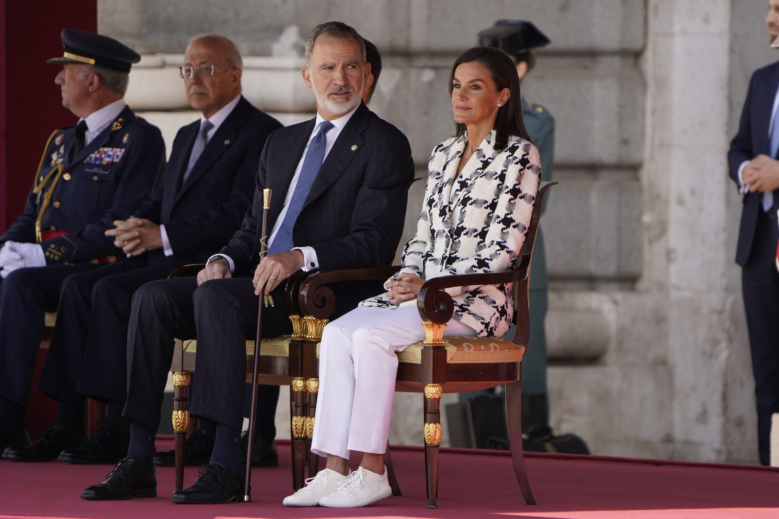 Los Reyes presiden los actos del bicentenario de la Policía Nacional