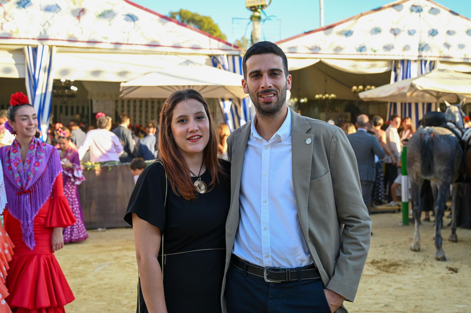 Imágenes del ambiente nocturno del 11 de octubre en la Feria del Caballo 2025