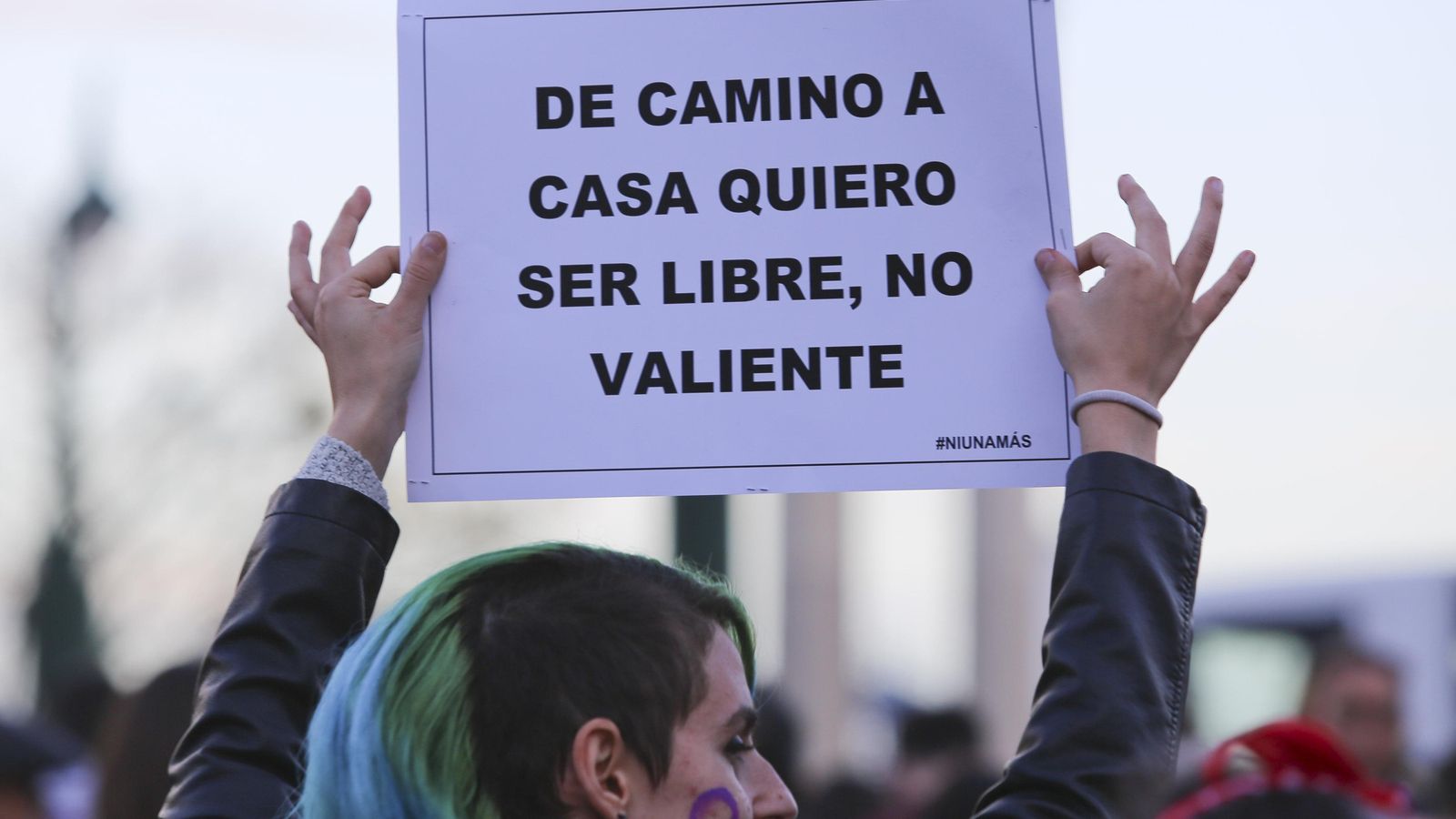 Uno de los carteles de la movilización feminista Uno de los carteles de la movilización feminista