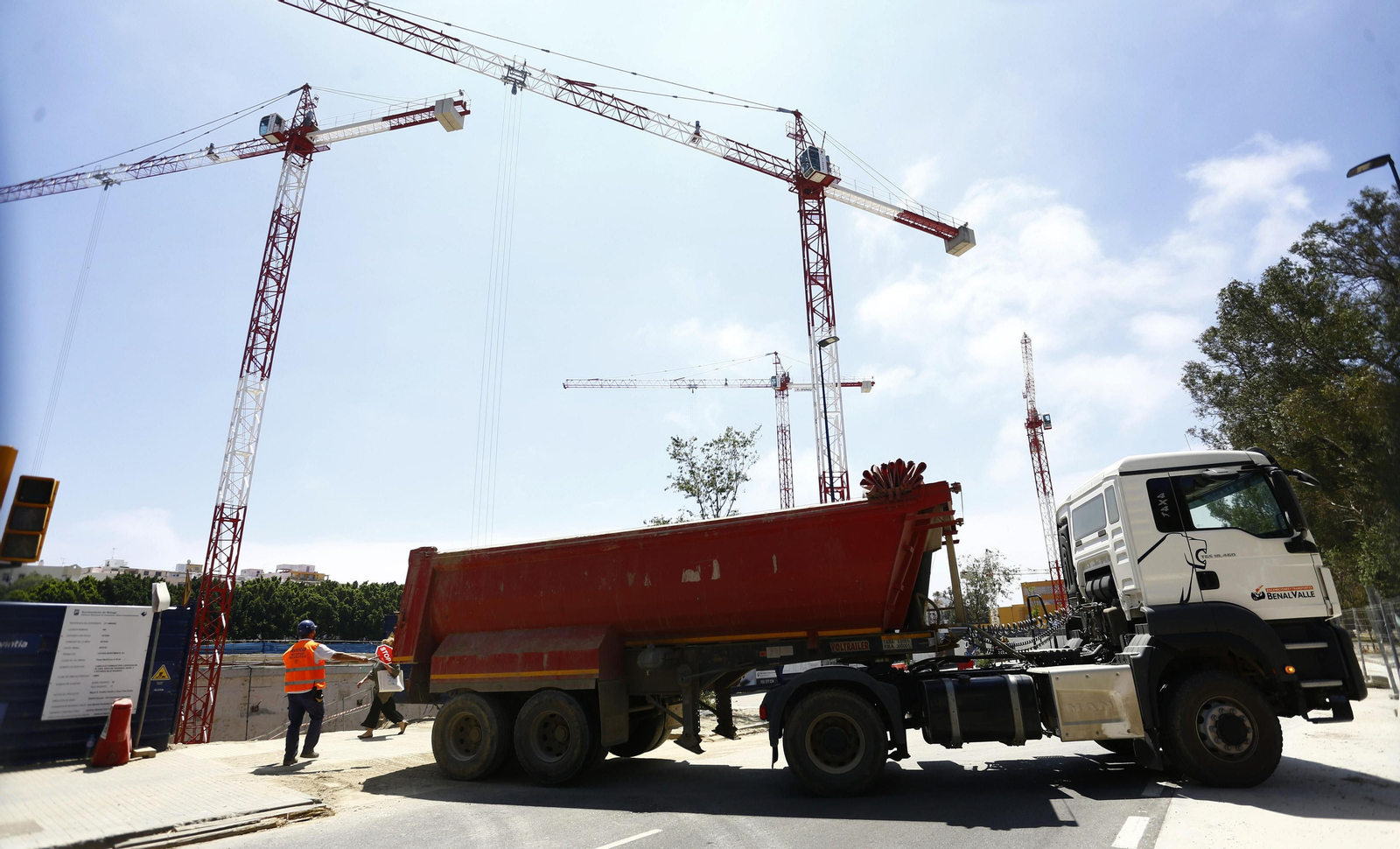 Fotos del avance de las obras de las nuevas torres de Málaga Fotos del avance de las obras de las nuevas torres de Málaga
