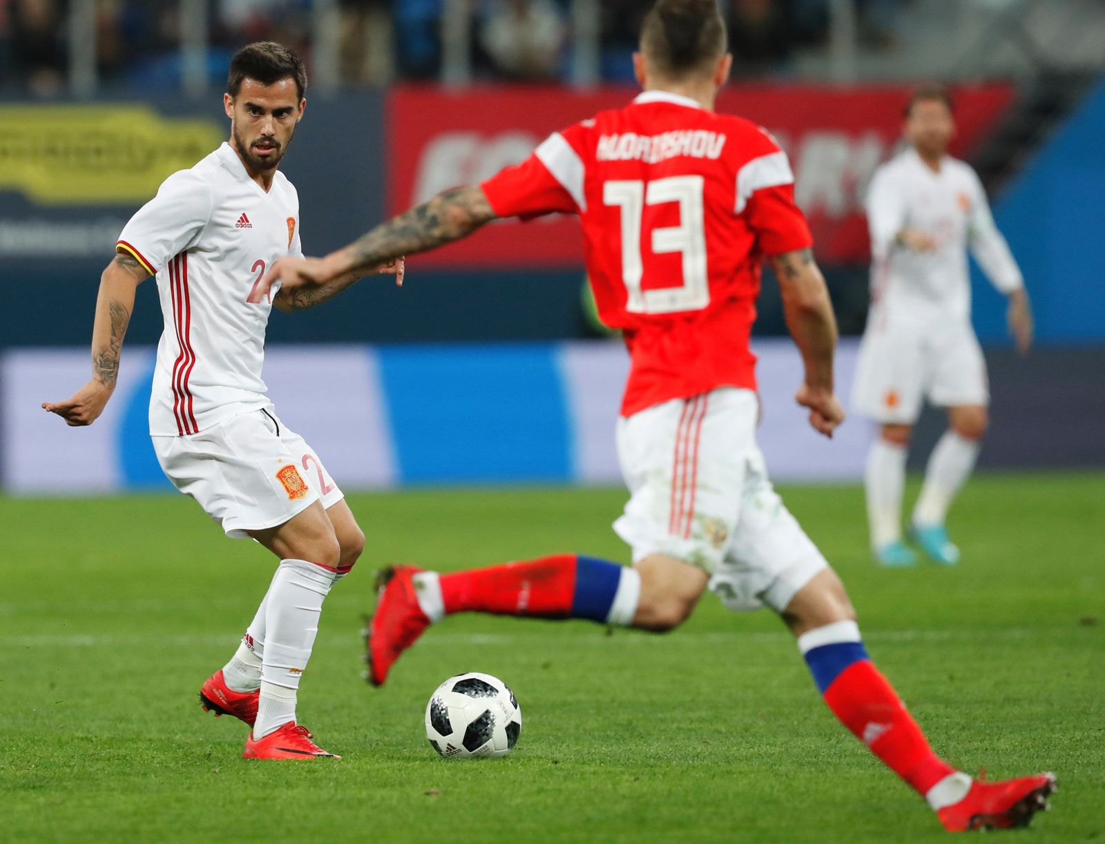 La galería del amistoso Rusia-España