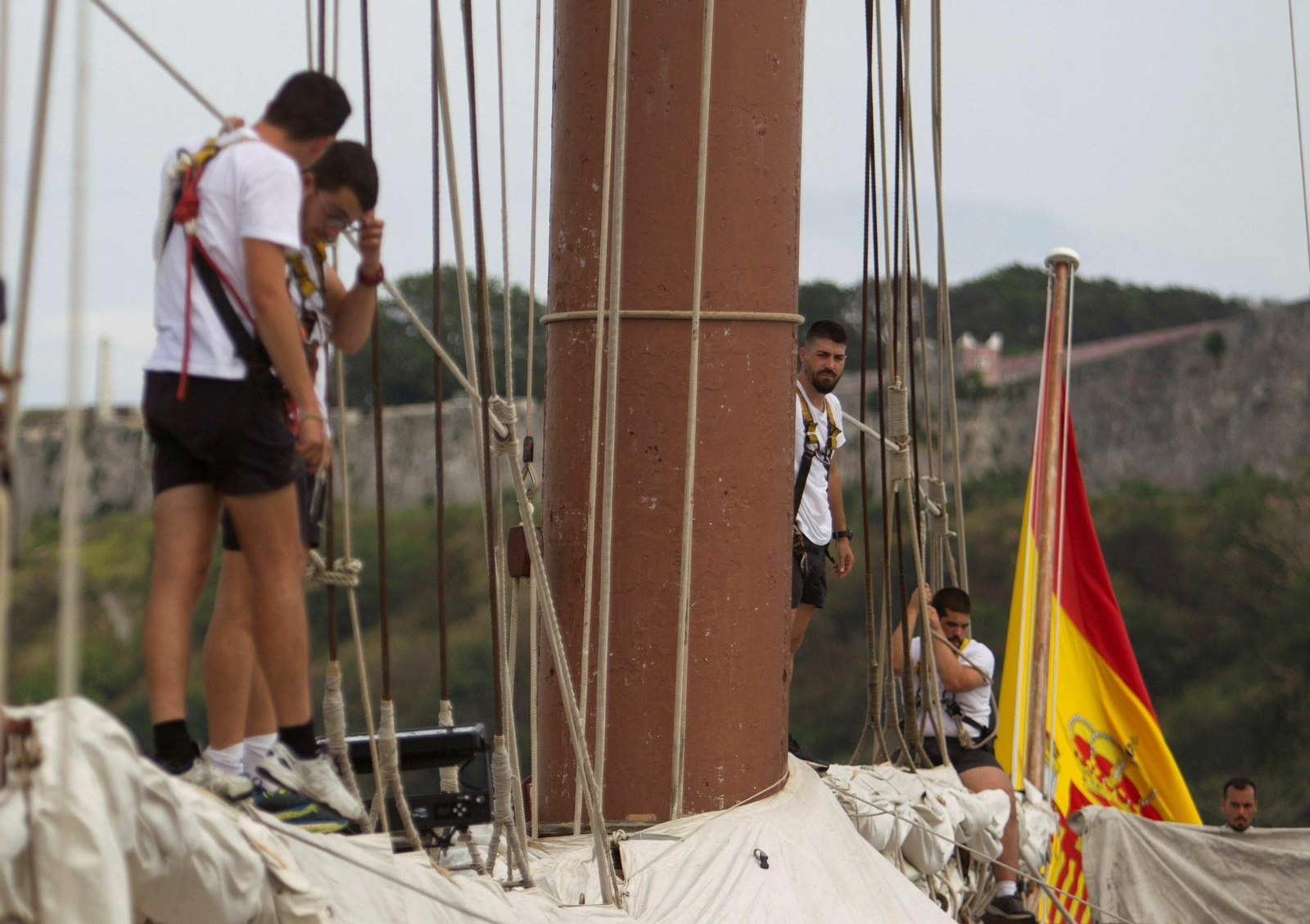 El 'Juan Sebastián de Elcano' en La Habana