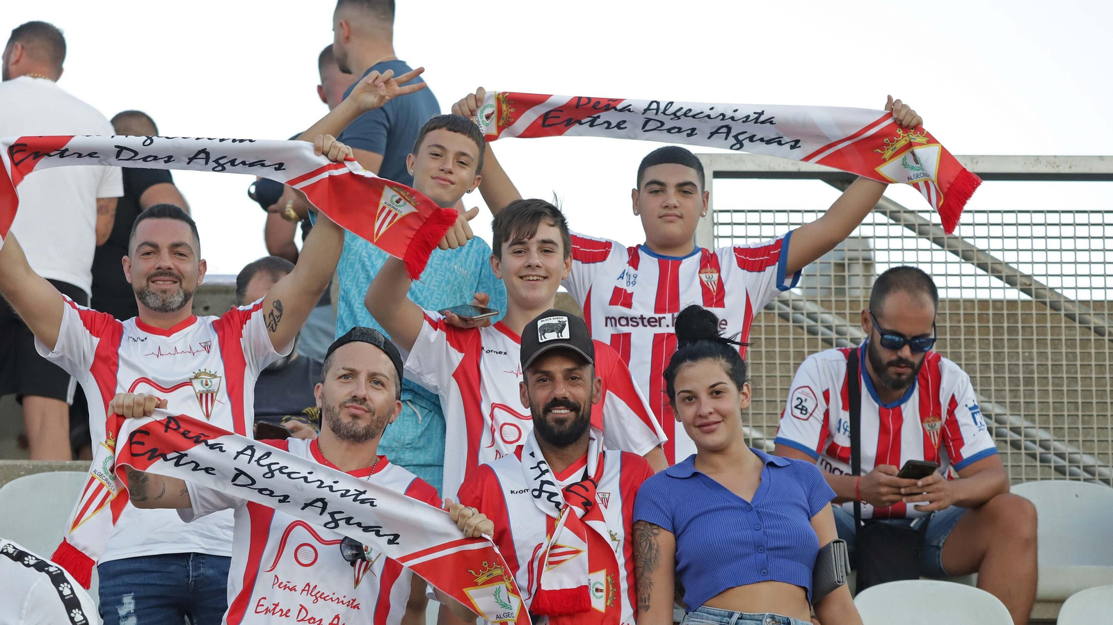Ambiente en el Algeciras - Racing de Ferrol