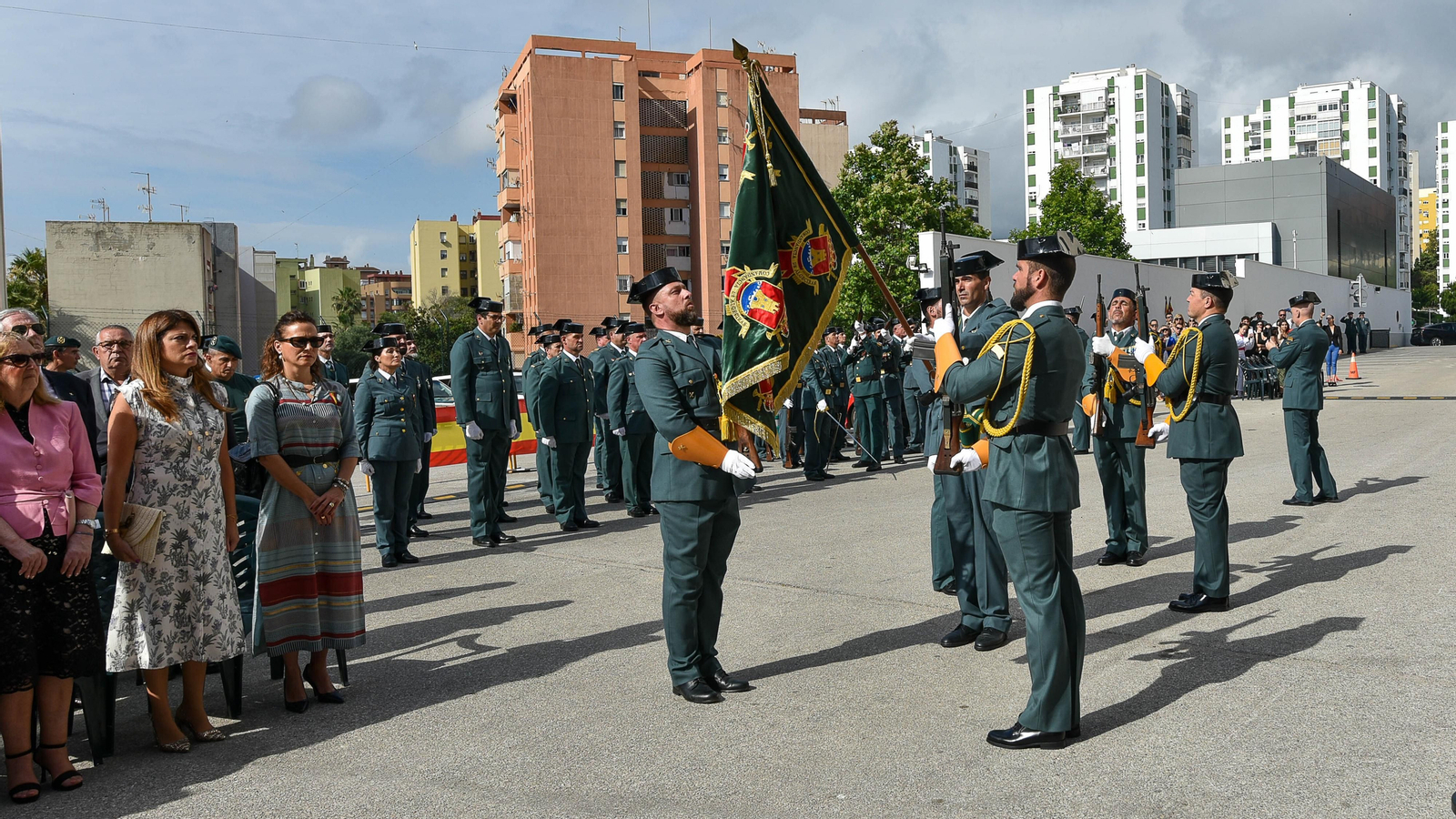 Fotos del acto por el 179 aniversario de la creación de la Guardia Civil en la Comandancia de Algeciras