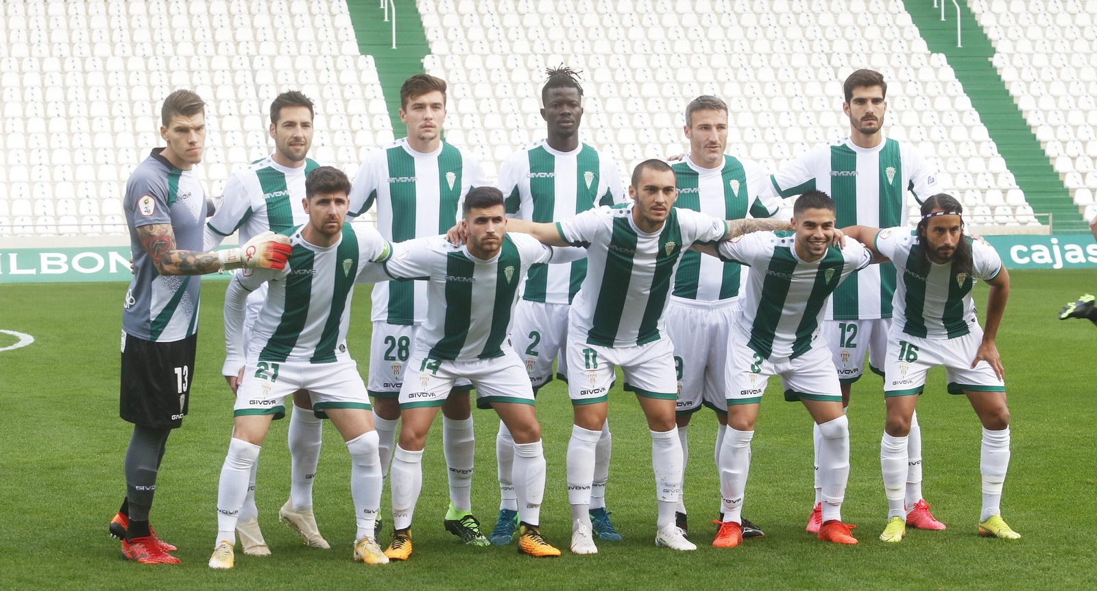 Once inicial del Córdoba CF ante El Ejido.