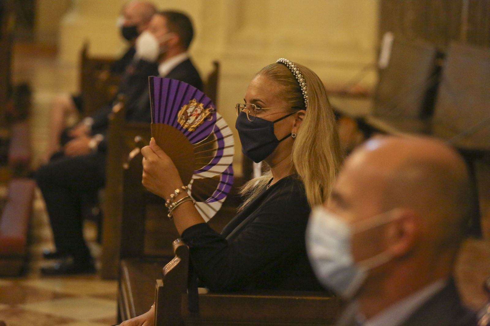 Las fotos del funeral en la Catedral de Málaga por los fallecidos con coronavirus.
