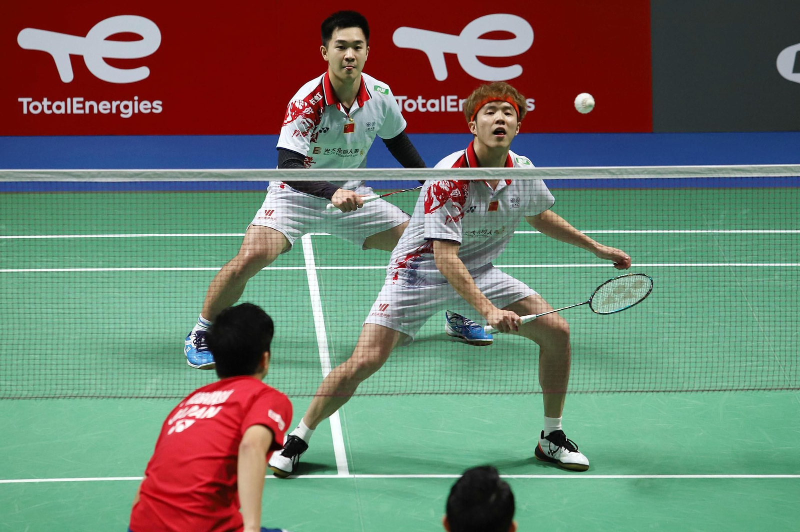 Huelva 2021: final doble masculino HOKI,KOBAYASHI-HE Ji Ting,TAN Qiang. Mundial de Bádminton Huelva´21