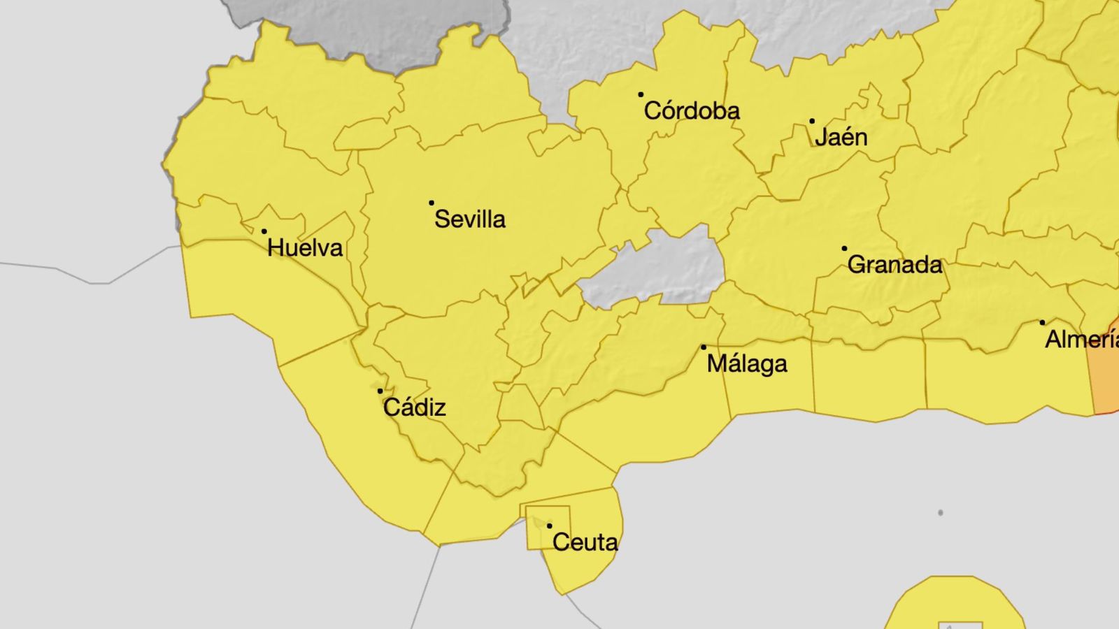 Avisos en Sevilla para este martes 27 de enero