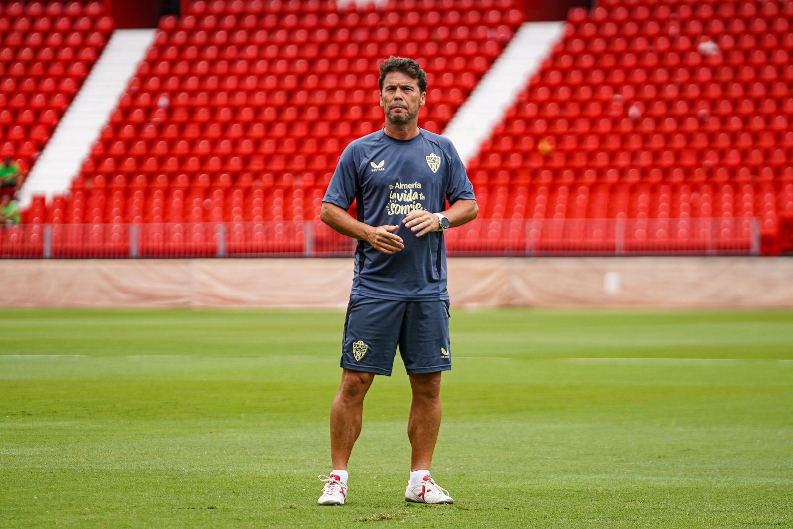 Rubi, entrenador del Almería.