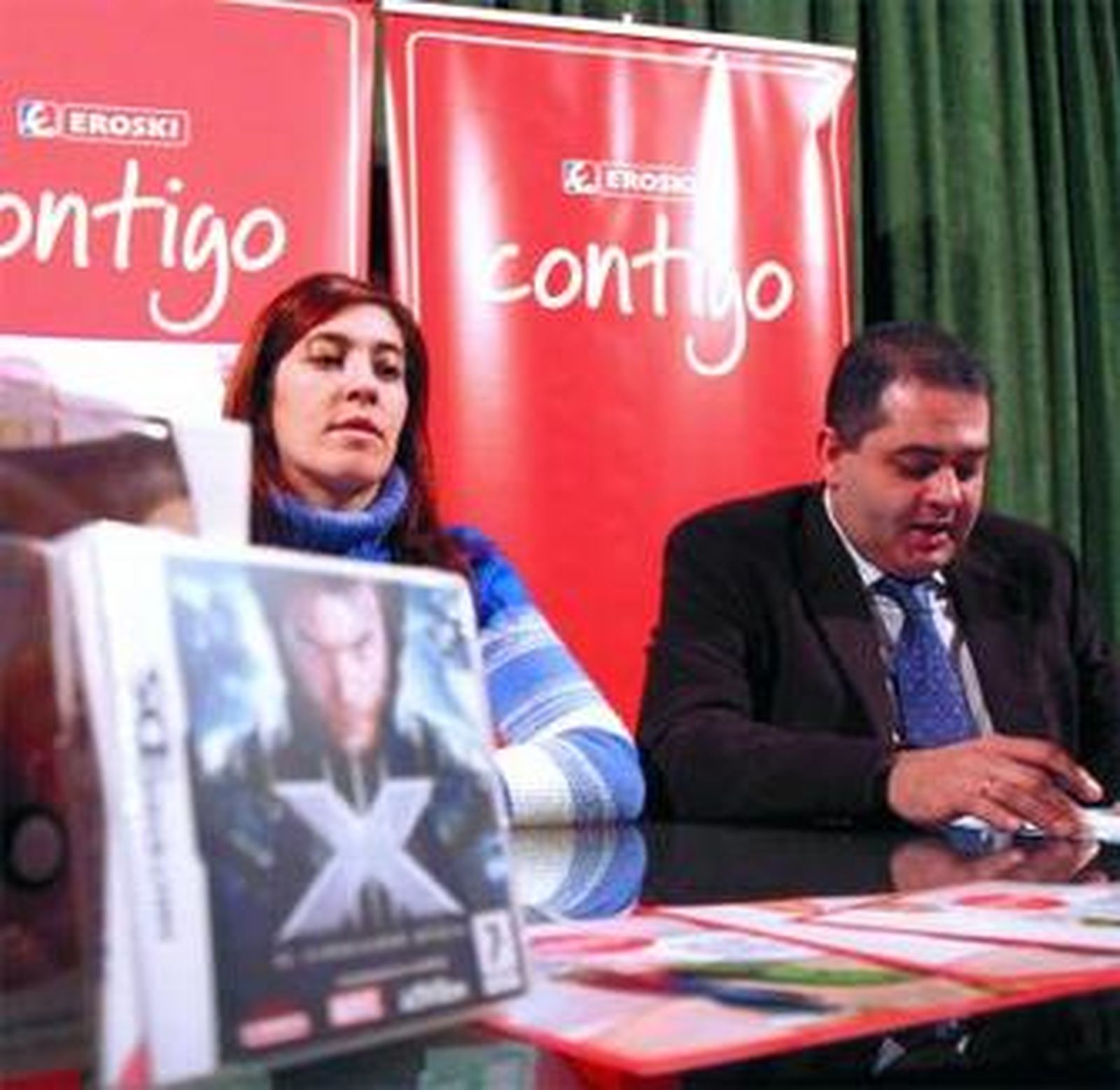 Lora y Fernández, durante la rueda de prensa de ayer.