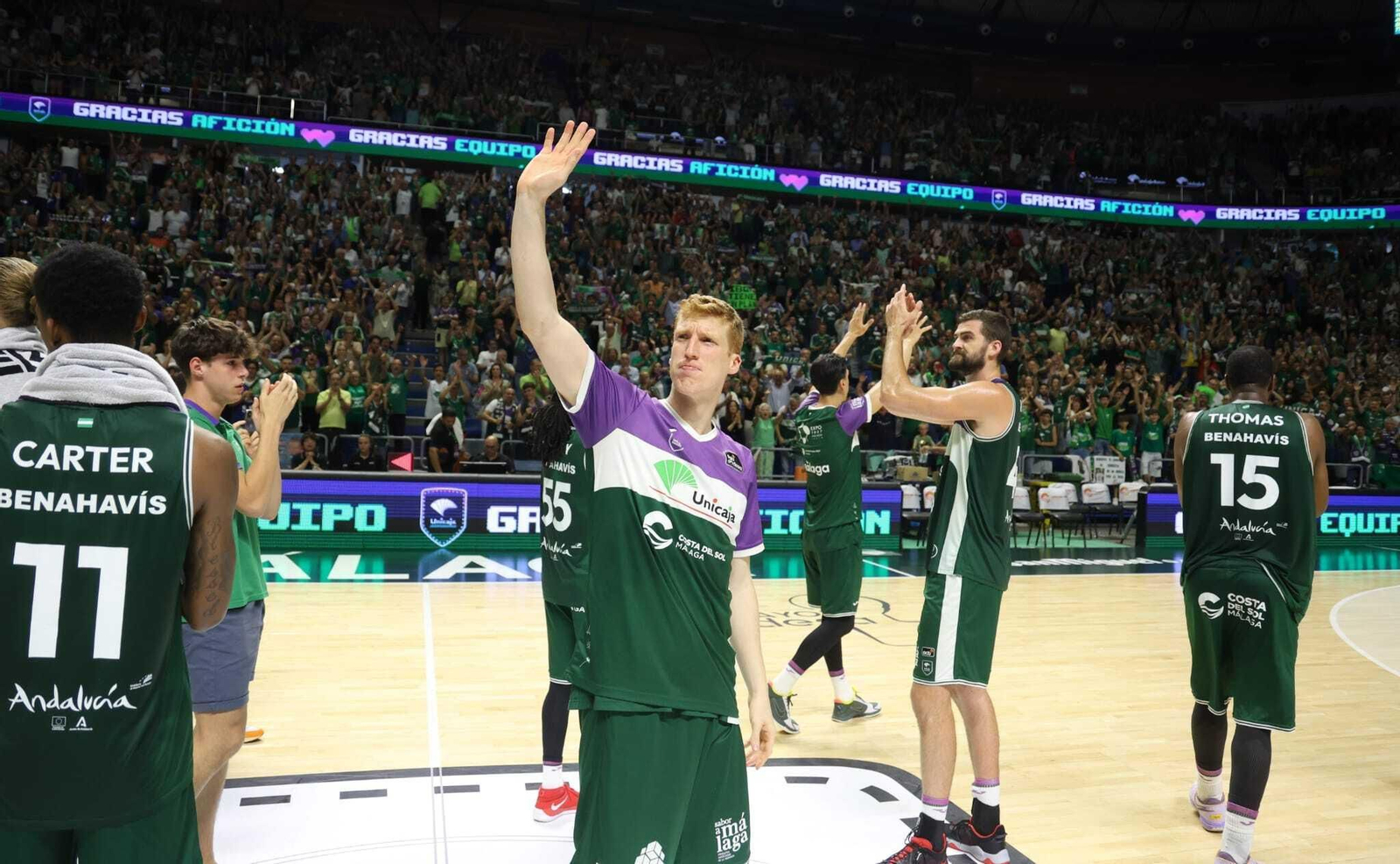 El adiós del Unicaja a la temporada, en imágenes
