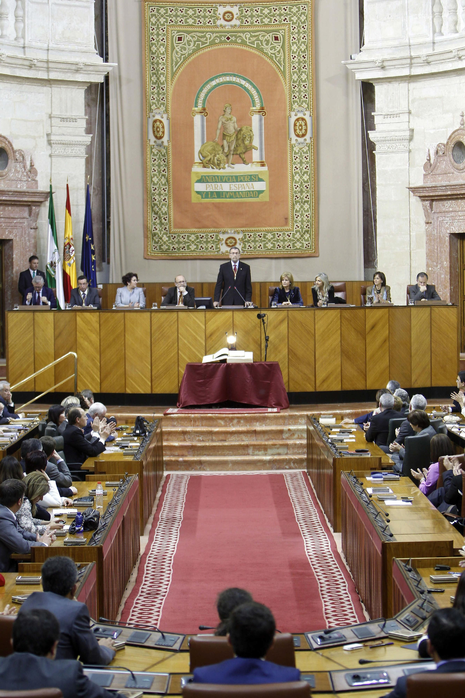 Sala del Parlamento andaluz