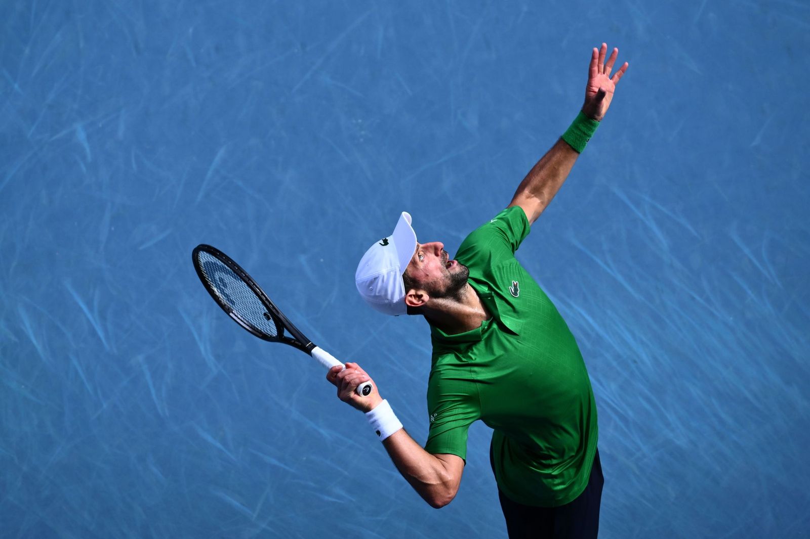 Las fotos de la retirada de Musetti ante Djokovic y del resto de cuartos de final