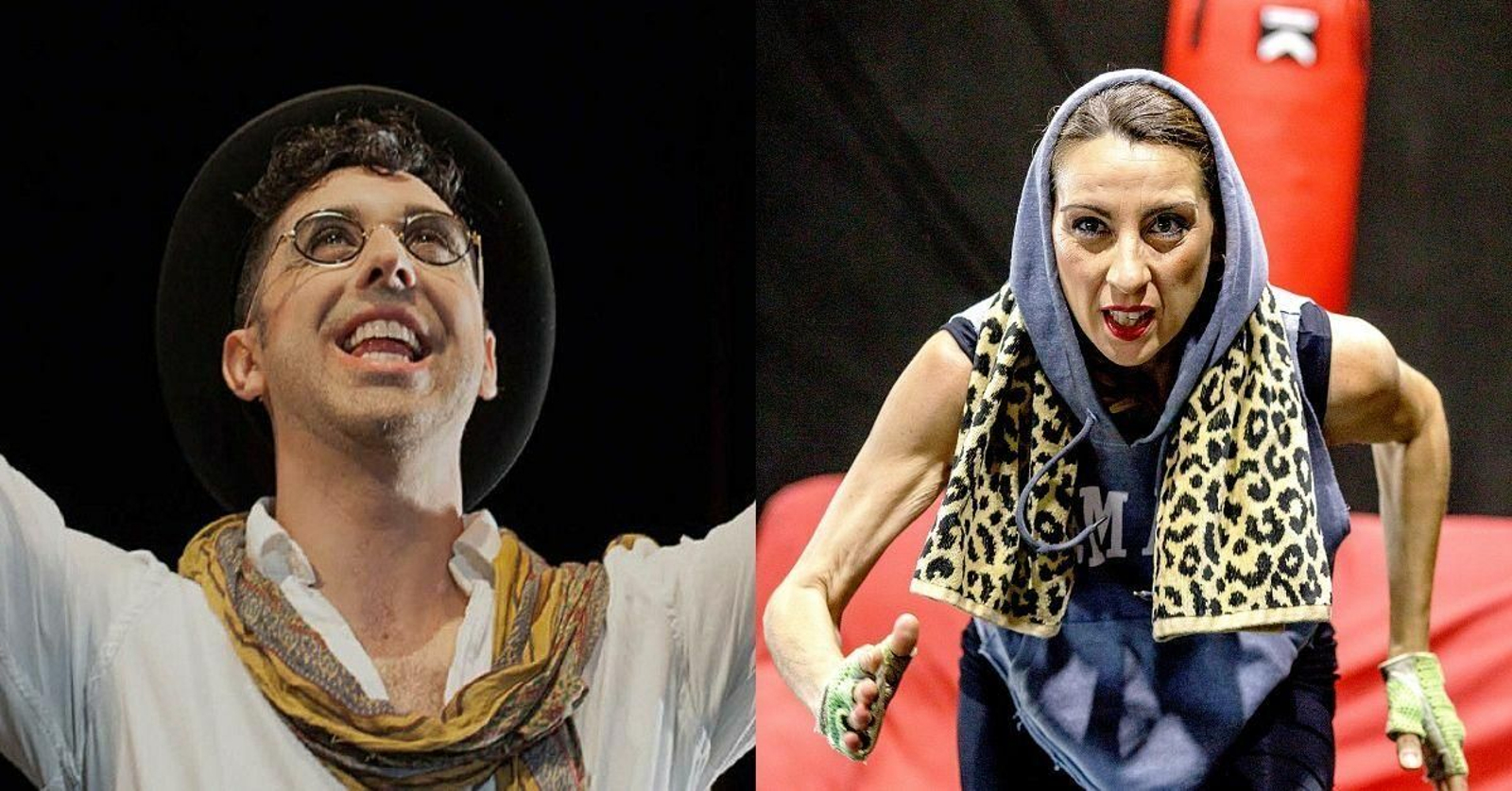 Unai Izquierdo como Ocaña y Antonia Gómez en 'Orgullo de mujer'