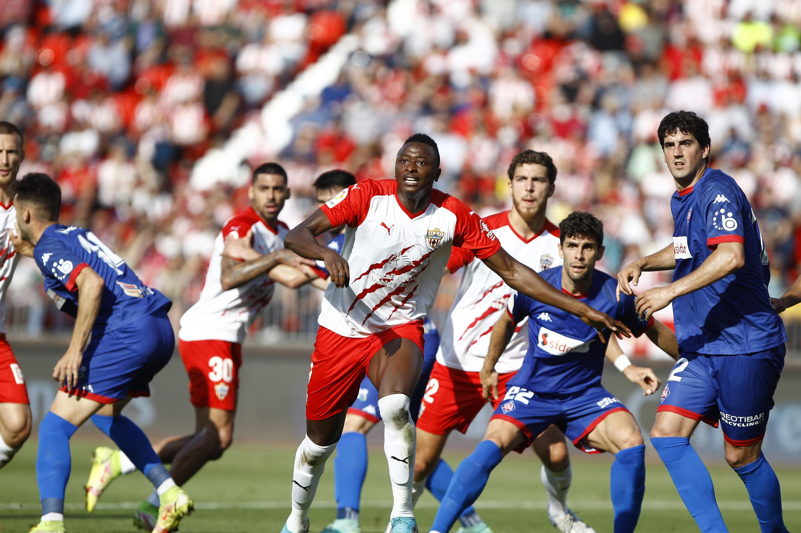 Imágenes del partido U.D. Almería-S.D. Amorebieta