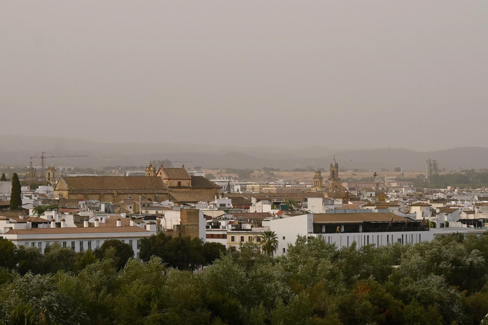 Calima sobre Córdoba