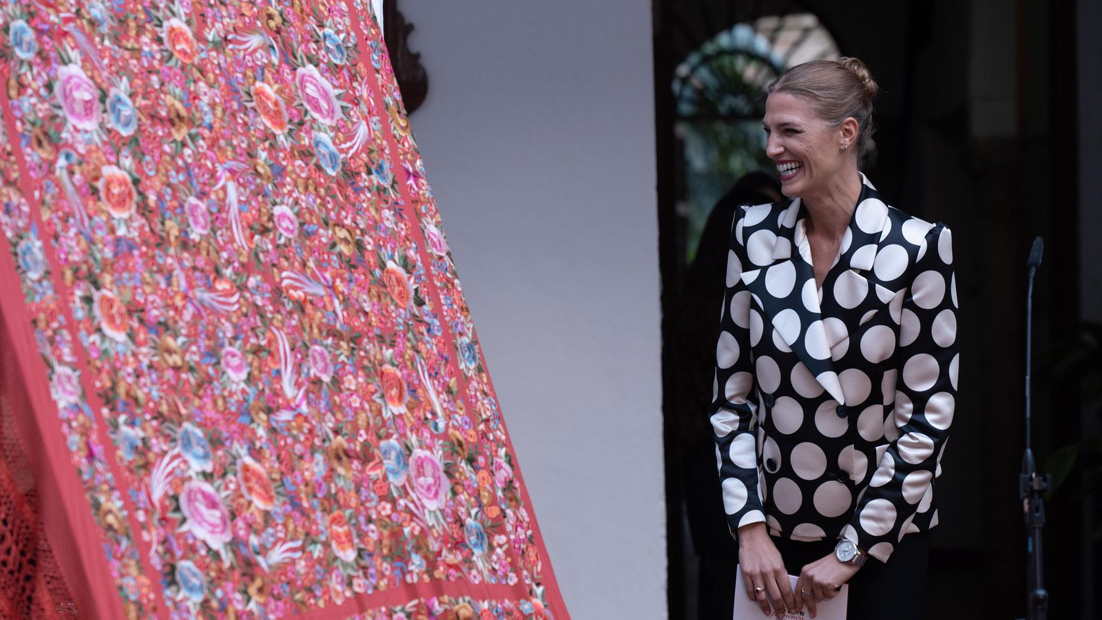 La onubense Laura Sánchez en la presentación de la X edición de We Love Flamenco