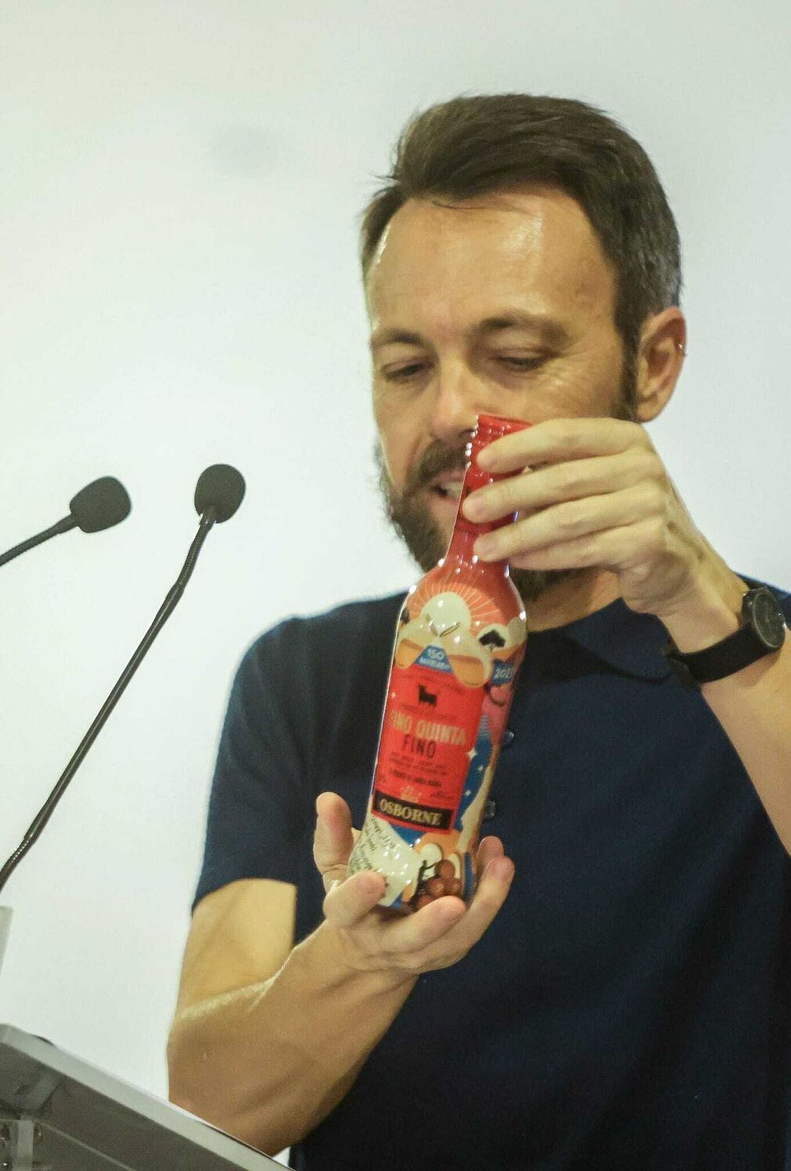 Presentación del diseño para la Feria de Fino Quinta en la Bodega de Mora de El Puerto