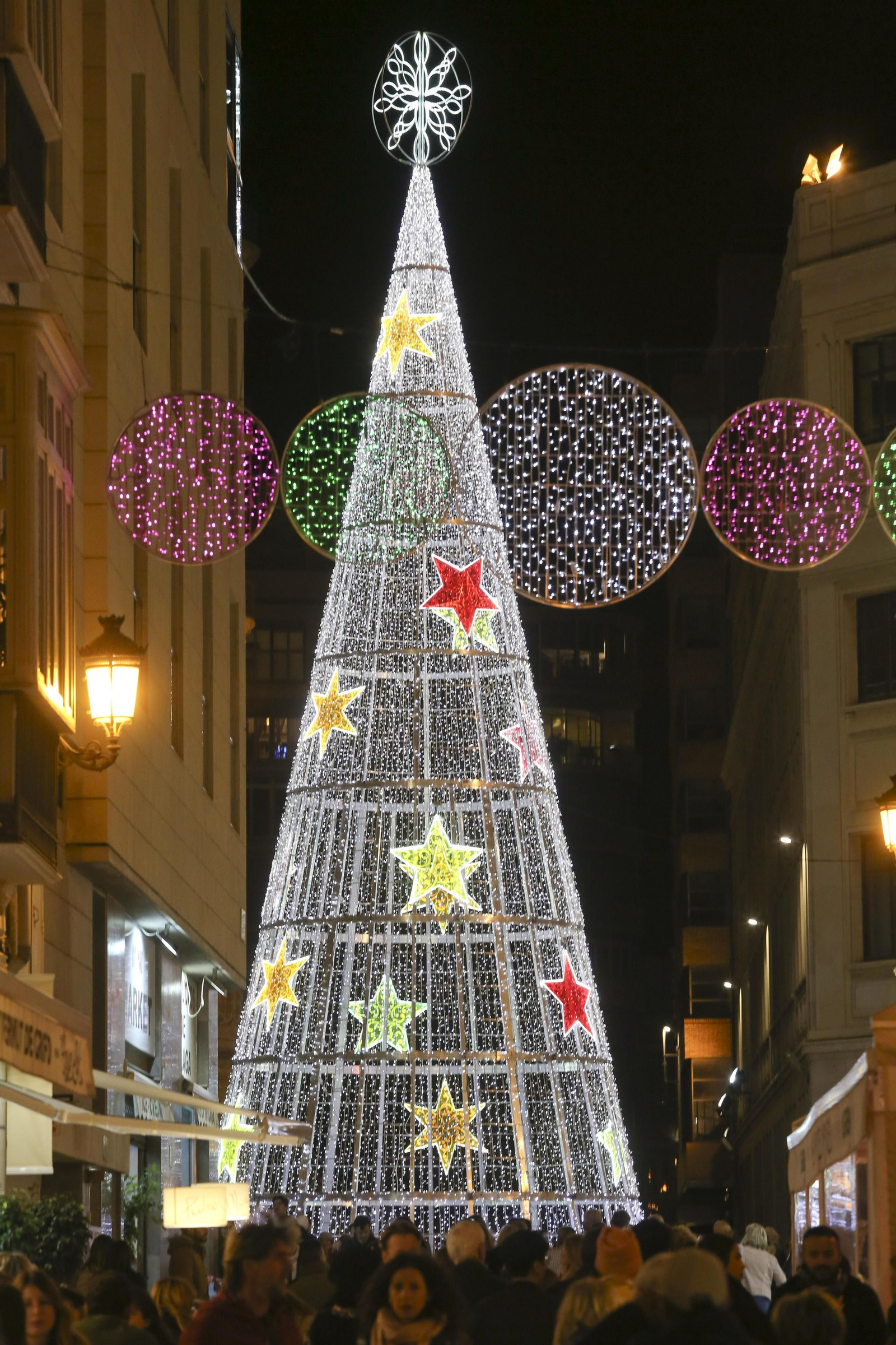 Málaga se enciende por Navidad