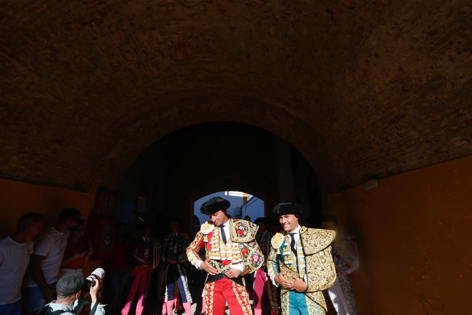 Fotos del mano a mano entre Roca Rey y Pablo Aguado en La Línea