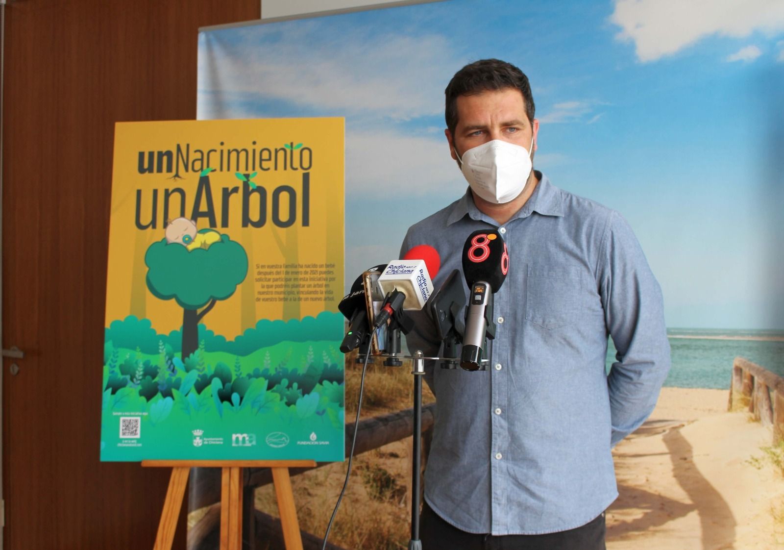 El delegado municipal de Medio Ambiente, Roberto Palmero, durante la presentación hoy del proyecto.