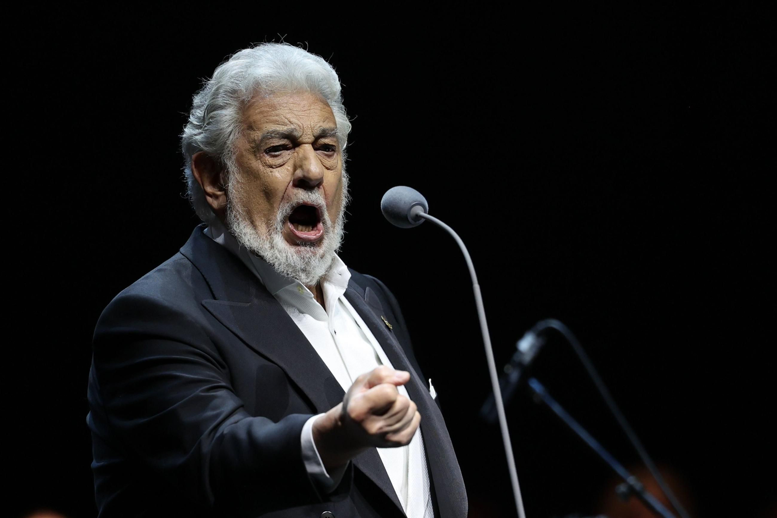 El tenor, en una de sus últimas actuaciones.