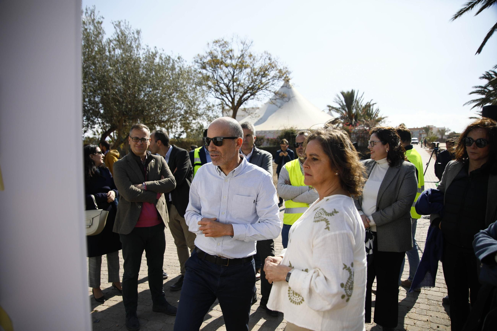 Imágenes de las obras en el parque del Boticario de Almería