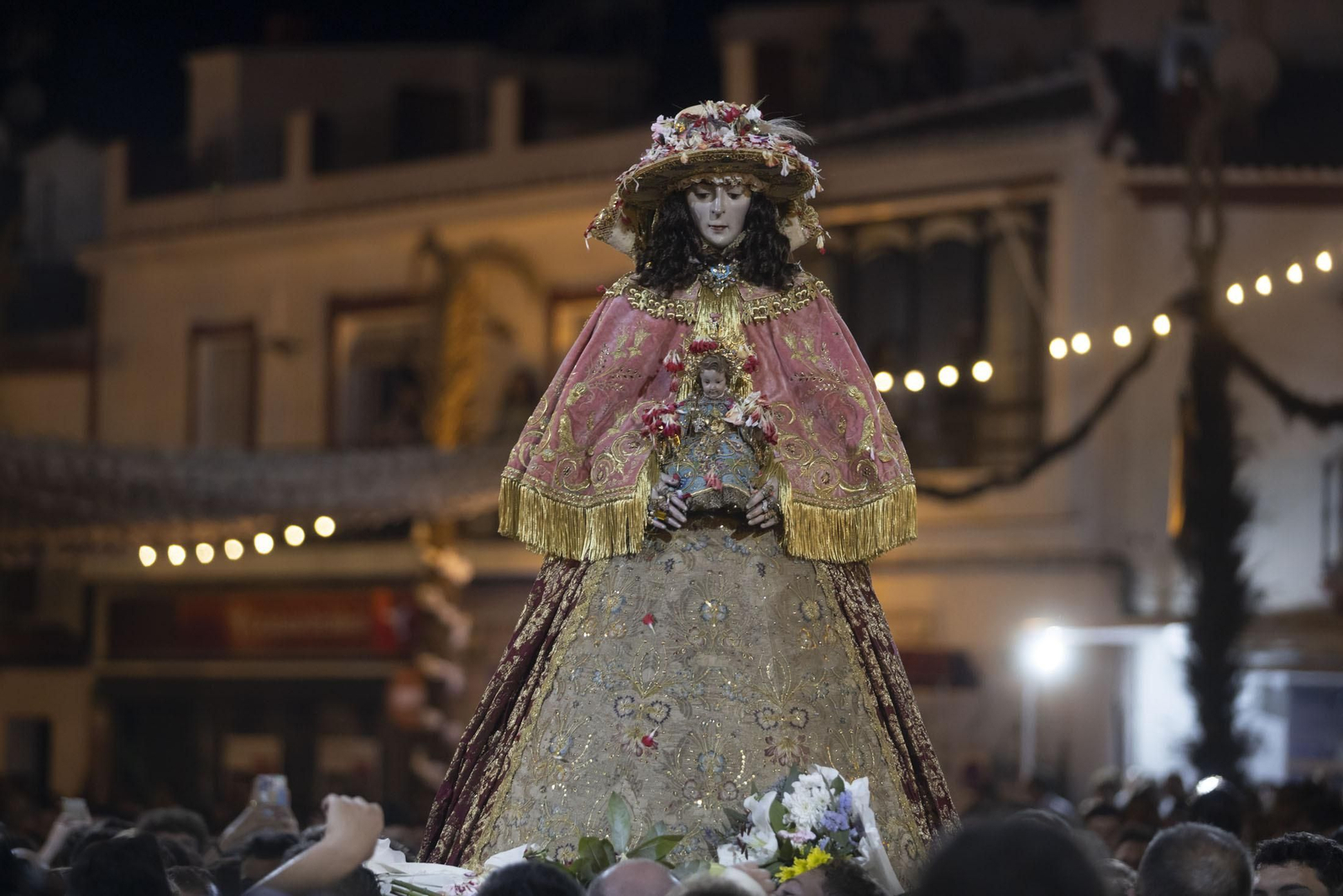 Imágenes del traslado de la Virgen del Rocío de Almonte hasta El Chaparral