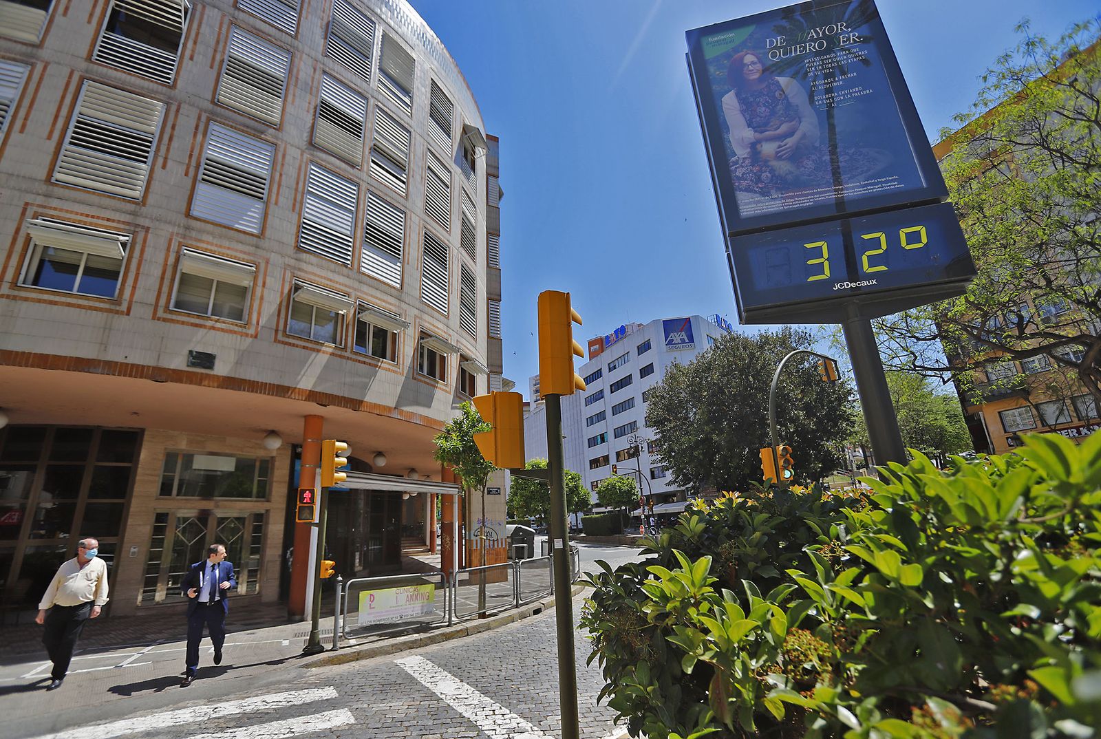 El calor fue el protagonista del mes de abril.