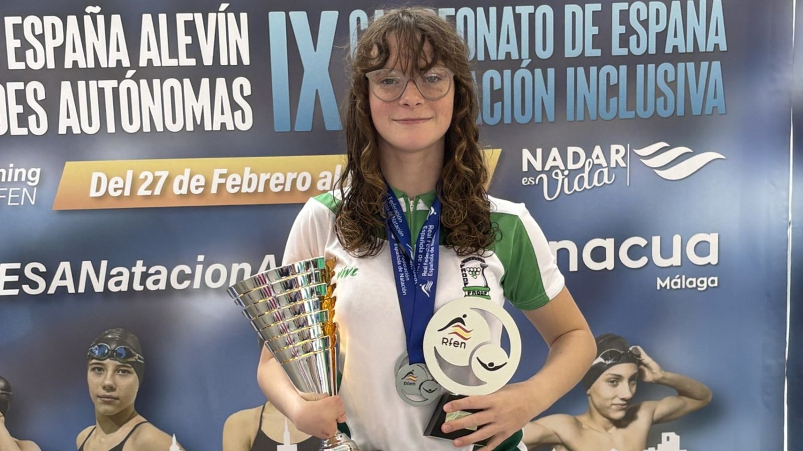 La roquetera Anastasiia Mykhailiuk firmó una brillante actuación a nivel nacional.