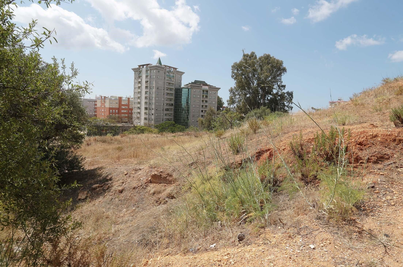 El cabezo de la Joya en Huelva capital.