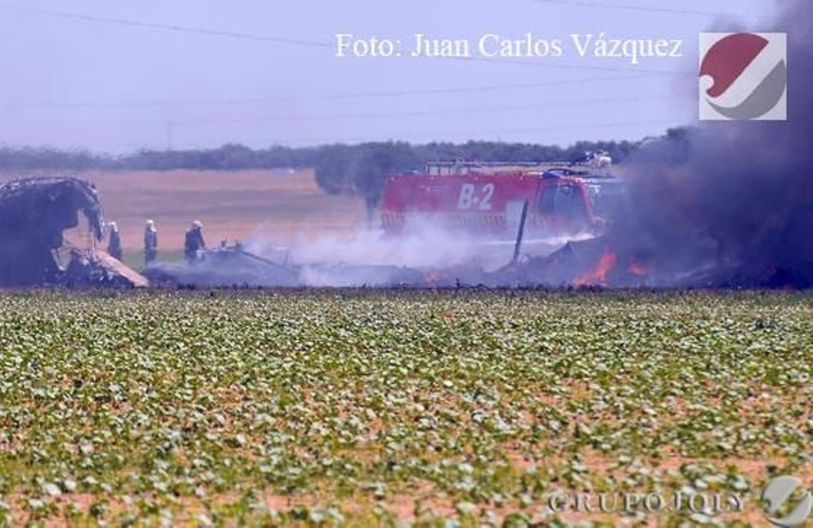 Las imágenes del accidente del A400M