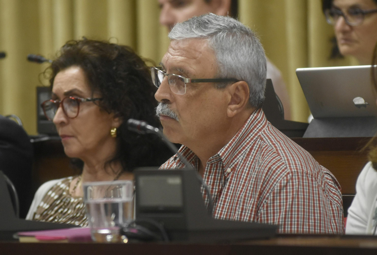 José Rojas, durante el pasado Pleno.