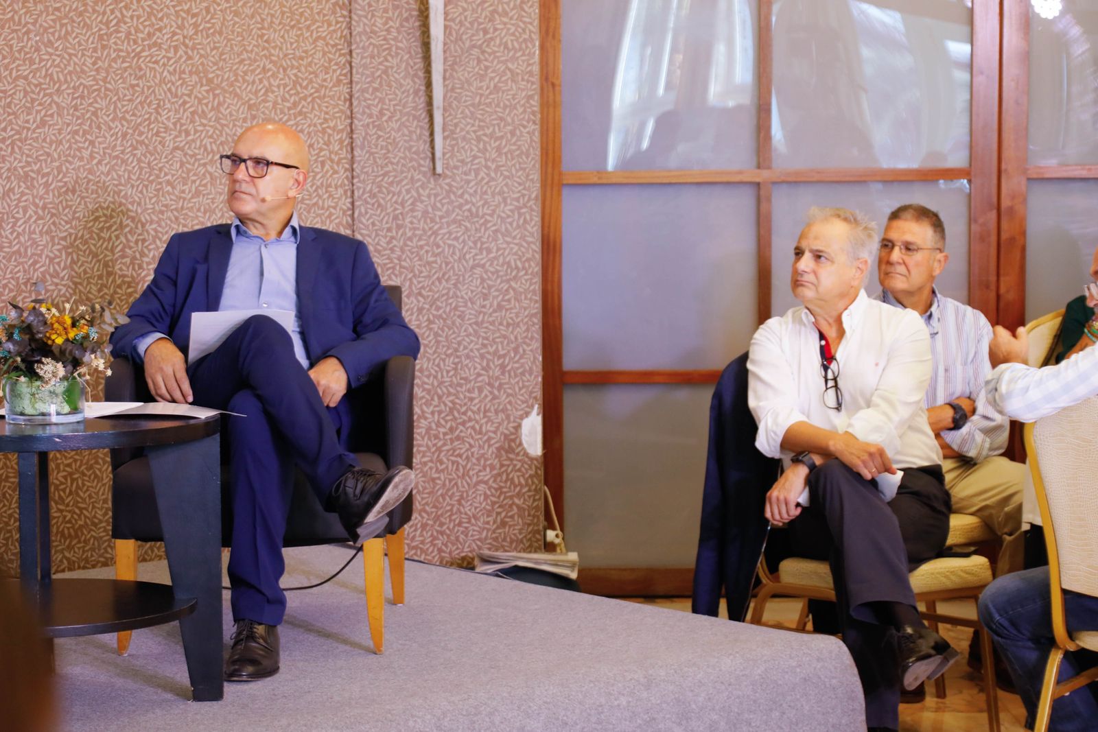 Imágenes del desayuno coloquio de Diario de Almería, con Jesús Barranco, CEO de La Unión