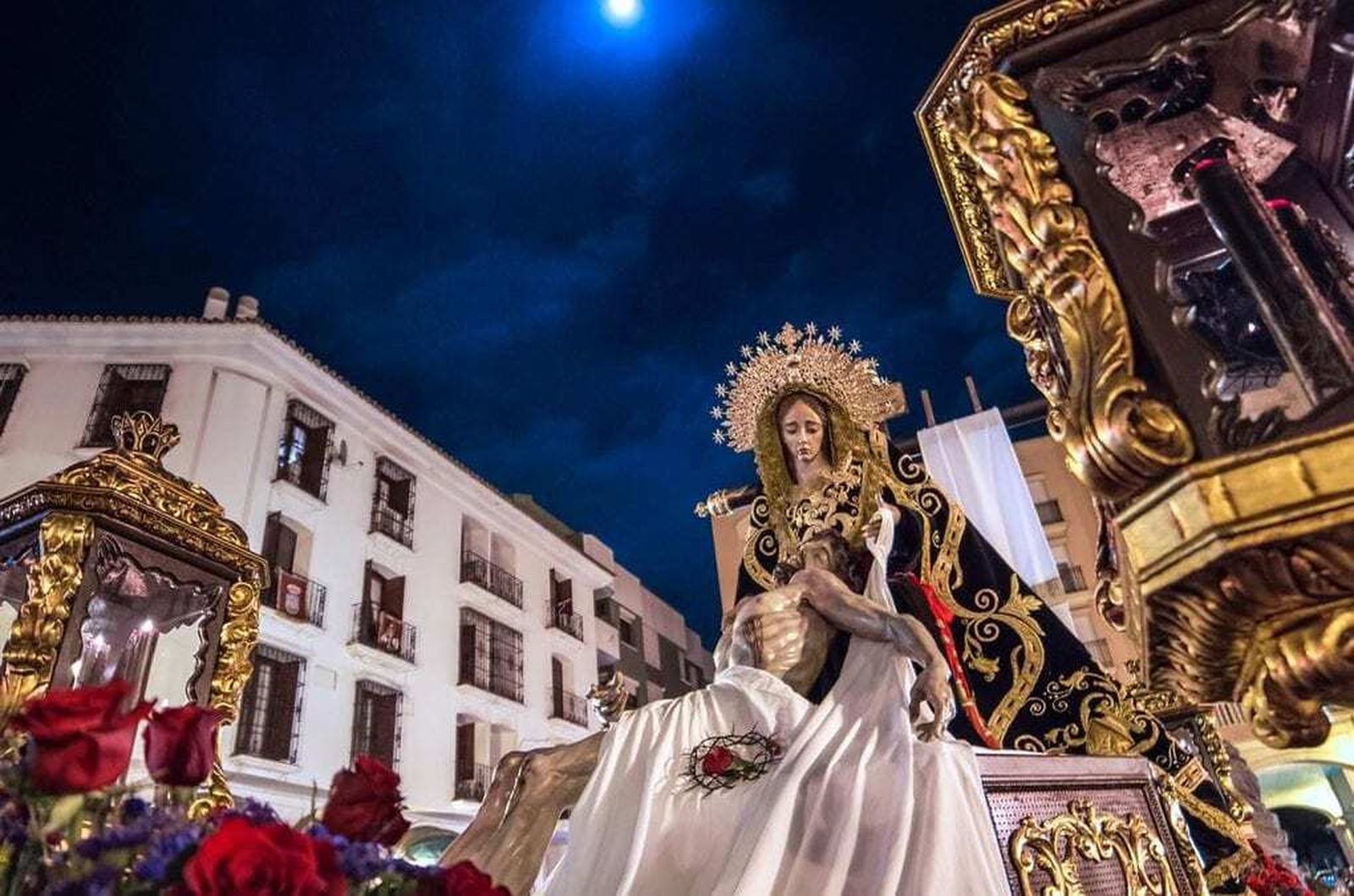 La imagen que anunció la Semana Santa linense en 2020, del mismo autor