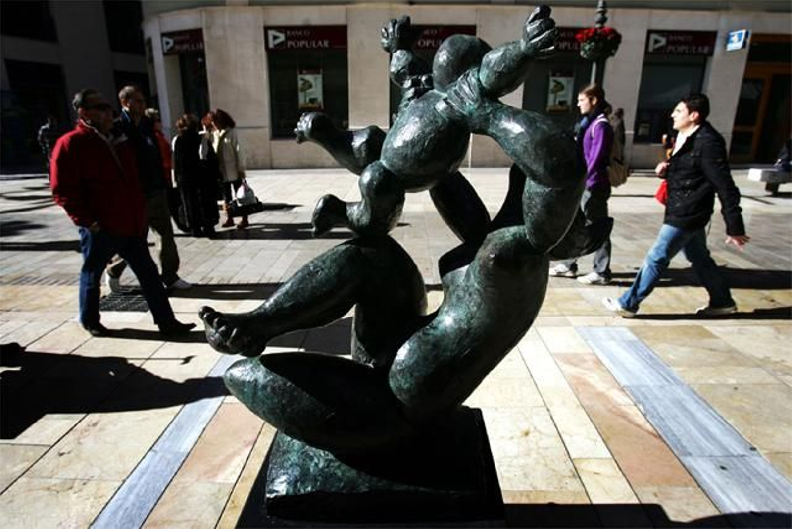 La comisaria resaltó que Baltasar Lobo "es uno de los grandes escultores internacionales, su obra está en museos de todo el mundo, aunque en España es prácticamente un desconocido". Foto: Victoriano Moreno La comisaria resaltó que Baltasar Lobo "es uno de los grandes escultores internacionales, su obra está en museos de todo el mundo, aunque en España es prácticamente un desconocido". Foto: Victoriano Moreno