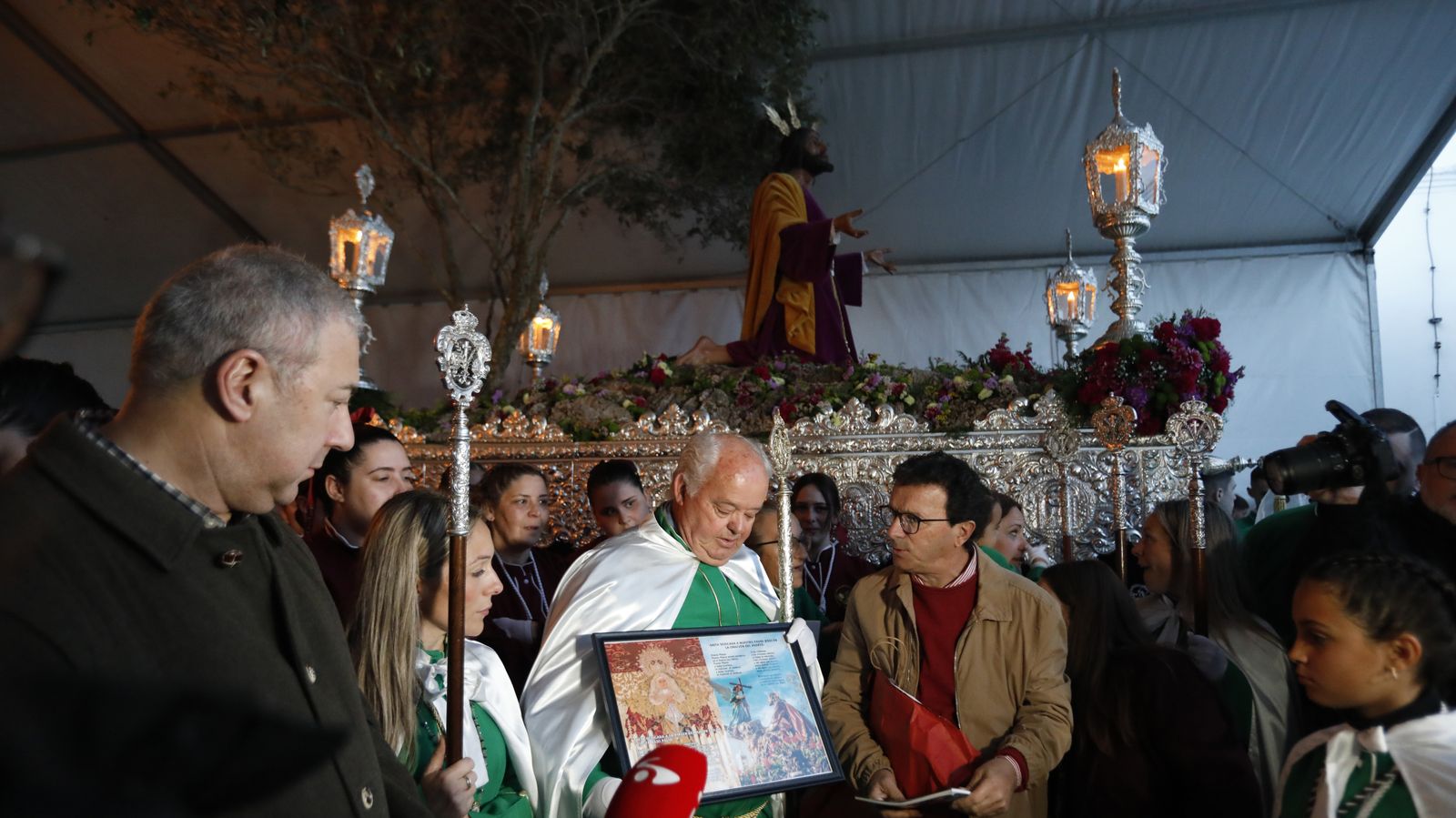 Fotos del Lunes Santo en San Roque: Oración en el Huerto.
