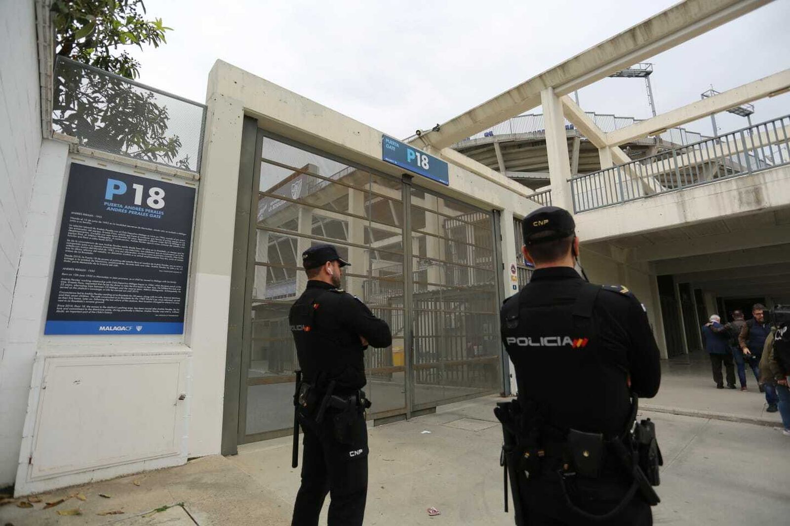 Las fotos de una mañana de locos en La Rosaleda