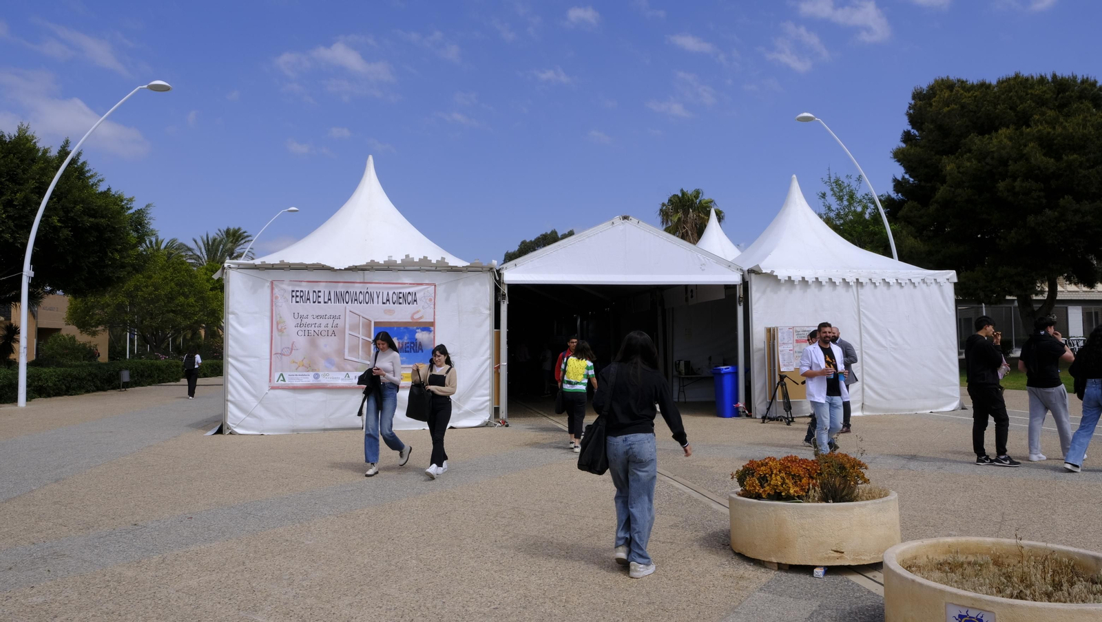 Imágenes de la Feria de la Innovación y la Ciencia en la Universidad de Almería-UAL