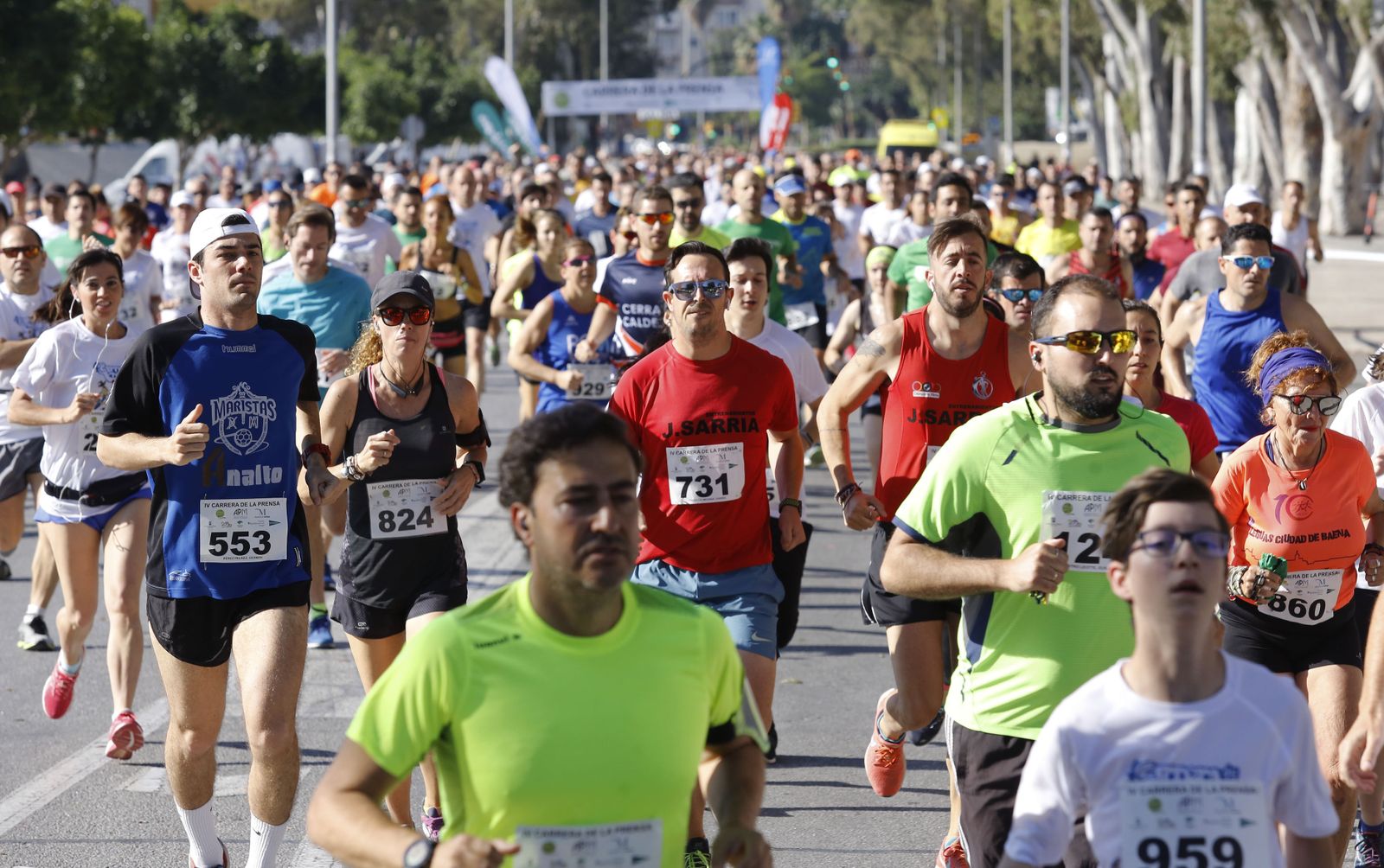 Las mejores fotografías de la Carrera de la Prensa de Málaga de 2019