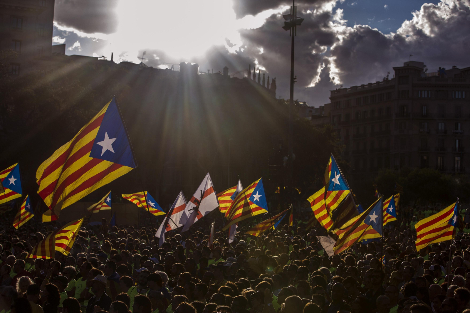 La manifestación independentista de la Diada, en imágenes