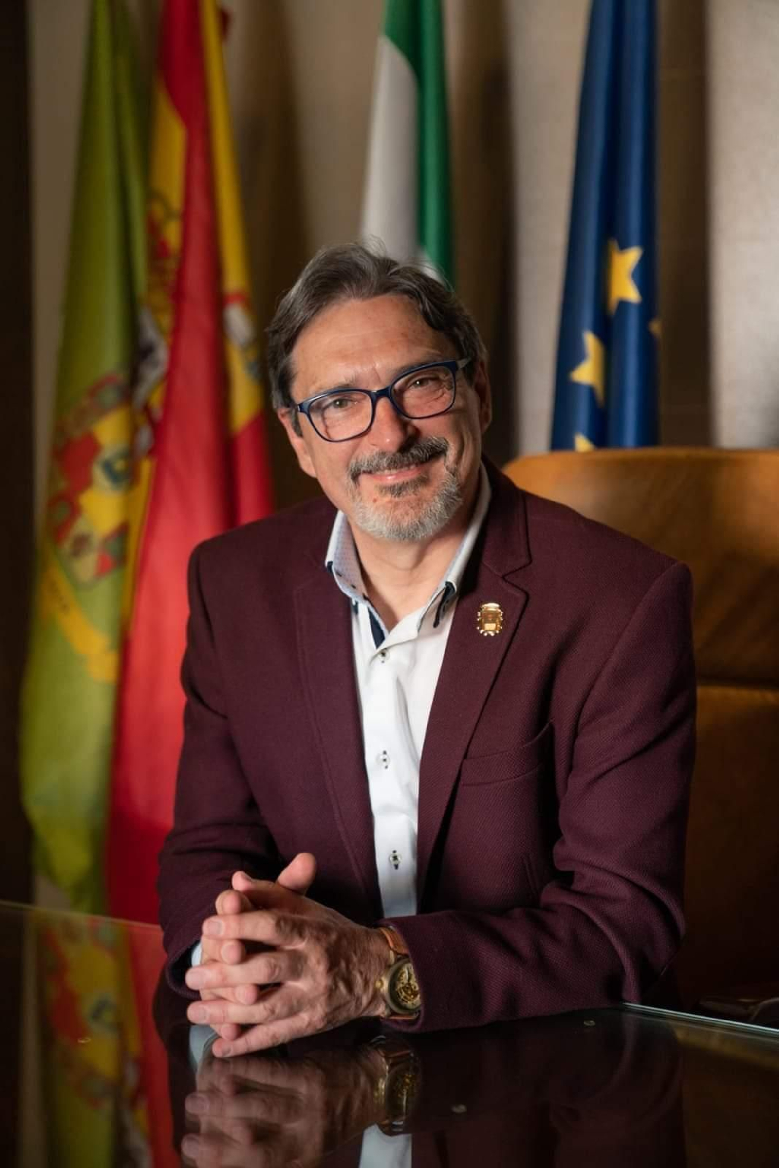 Valeriano Martín, en su etapa como alcalde de Alcaudete.